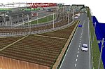 VRM3版細長レイアウト360ｘ80㎝新駅配置から8