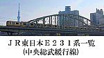 JR東日本E231系（中央総武緩行線）一覧