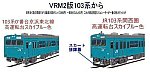 VRM3版103系JR阪和線高運転台スカイブルー色6