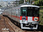 山陽電車 明石～姫路 開業100周年 ヘッドマークを掲出する山陽5702F
