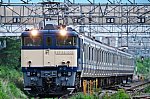 EF64-1031がけん引するE217系長野配給列車