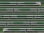 E257系5000番台 OM-91編成 長編成サイドビュー
