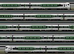 E257系5000番台 OM-92編成 長編成サイドビュー