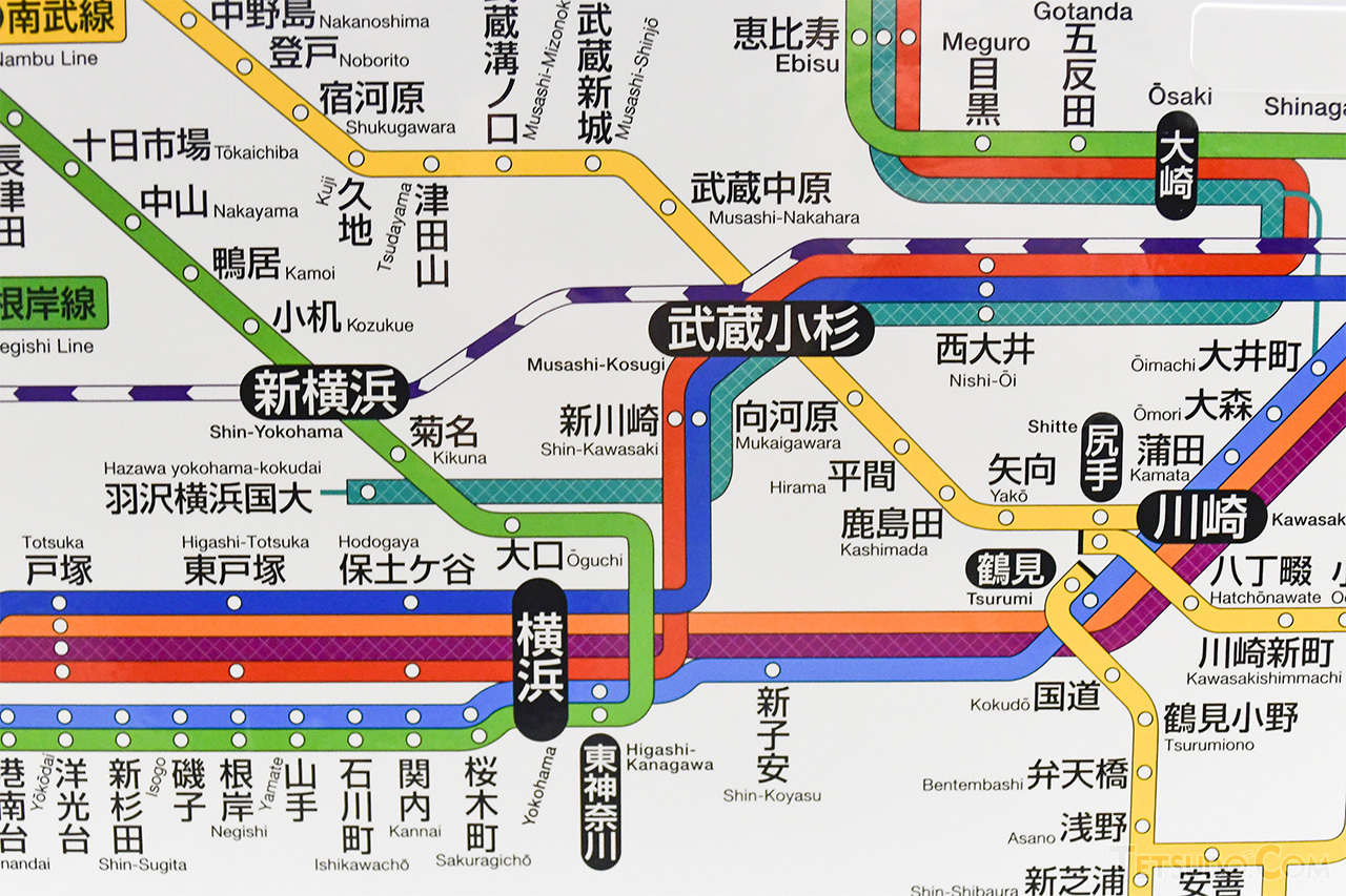 路線図で見る限り、武蔵小杉駅が一番近い駅のはずですが……？