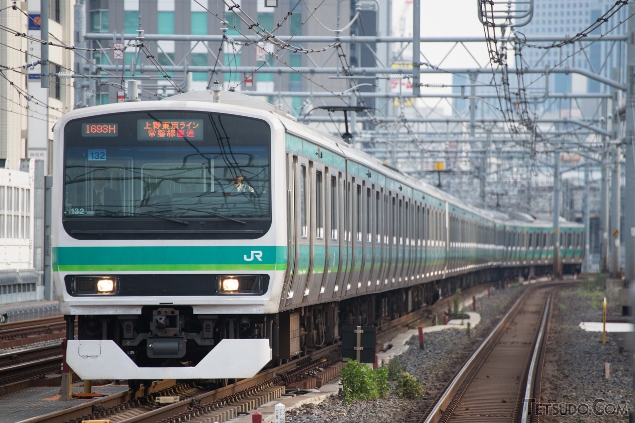 2002年には常磐快速線・成田線用の車両も登場。現在は上野東京ラインへも乗り入れています