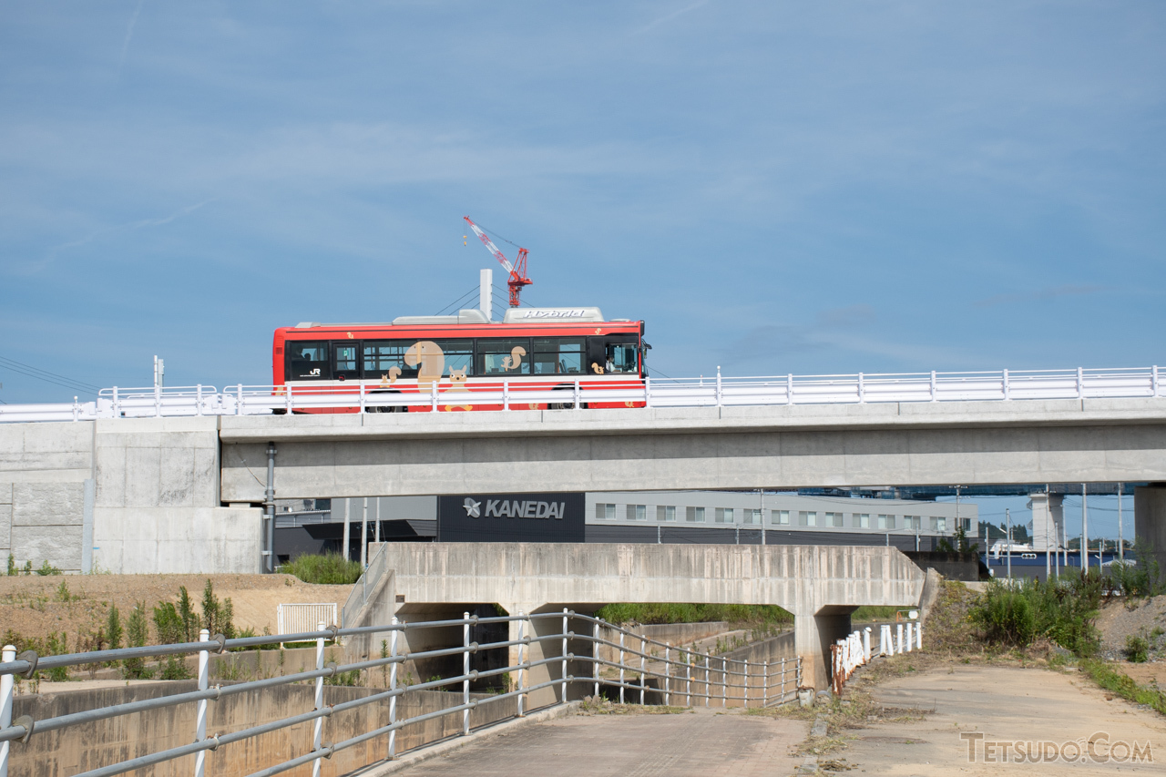 東日本大震災被災路線の代替として整備された気仙沼線・大船渡線BRT