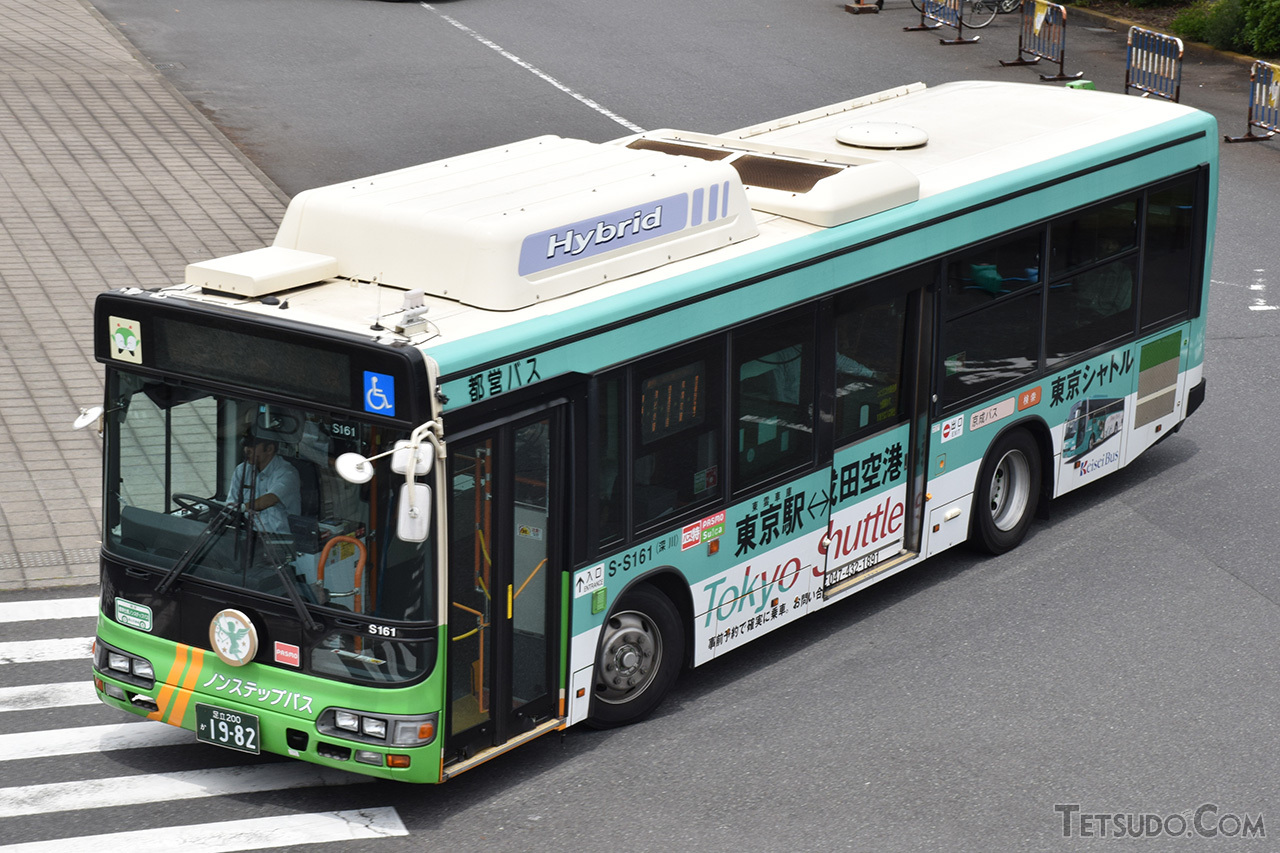 都市新バスを導入した都営バス都05系統「グリーンアローズ」
