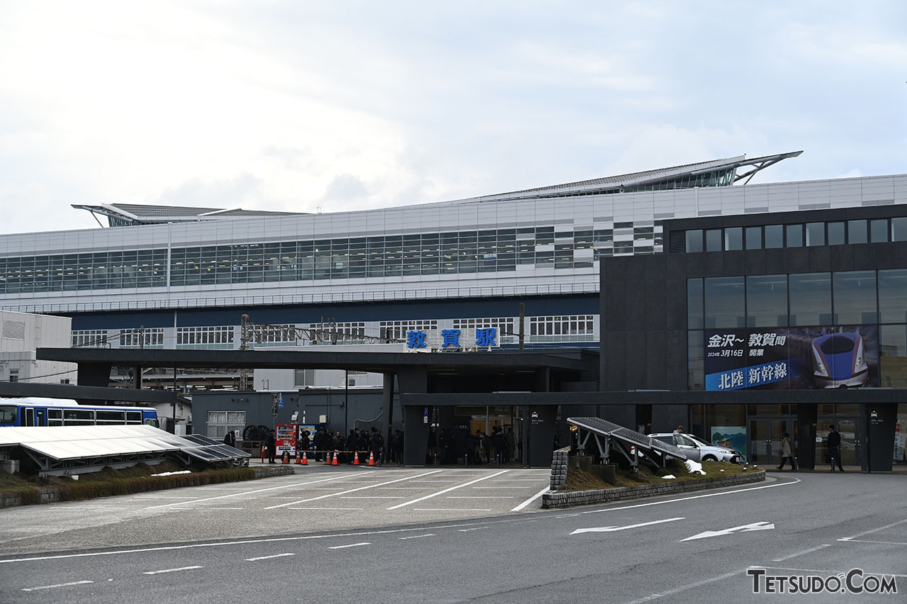 北陸新幹線の新たな終着駅となる敦賀駅