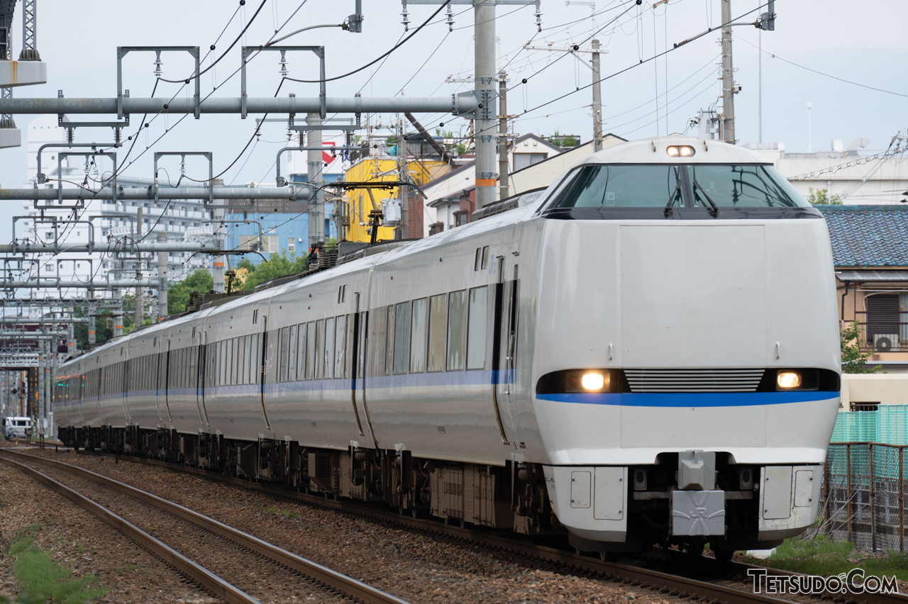 新幹線開業で、運転区間が大阪～敦賀間に短縮される特急「サンダーバード」