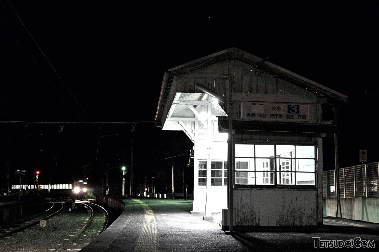 秩父鉄道の上長瀞駅で「フレキシブルカラーピクチャーコントロール」を設定し撮影した作品