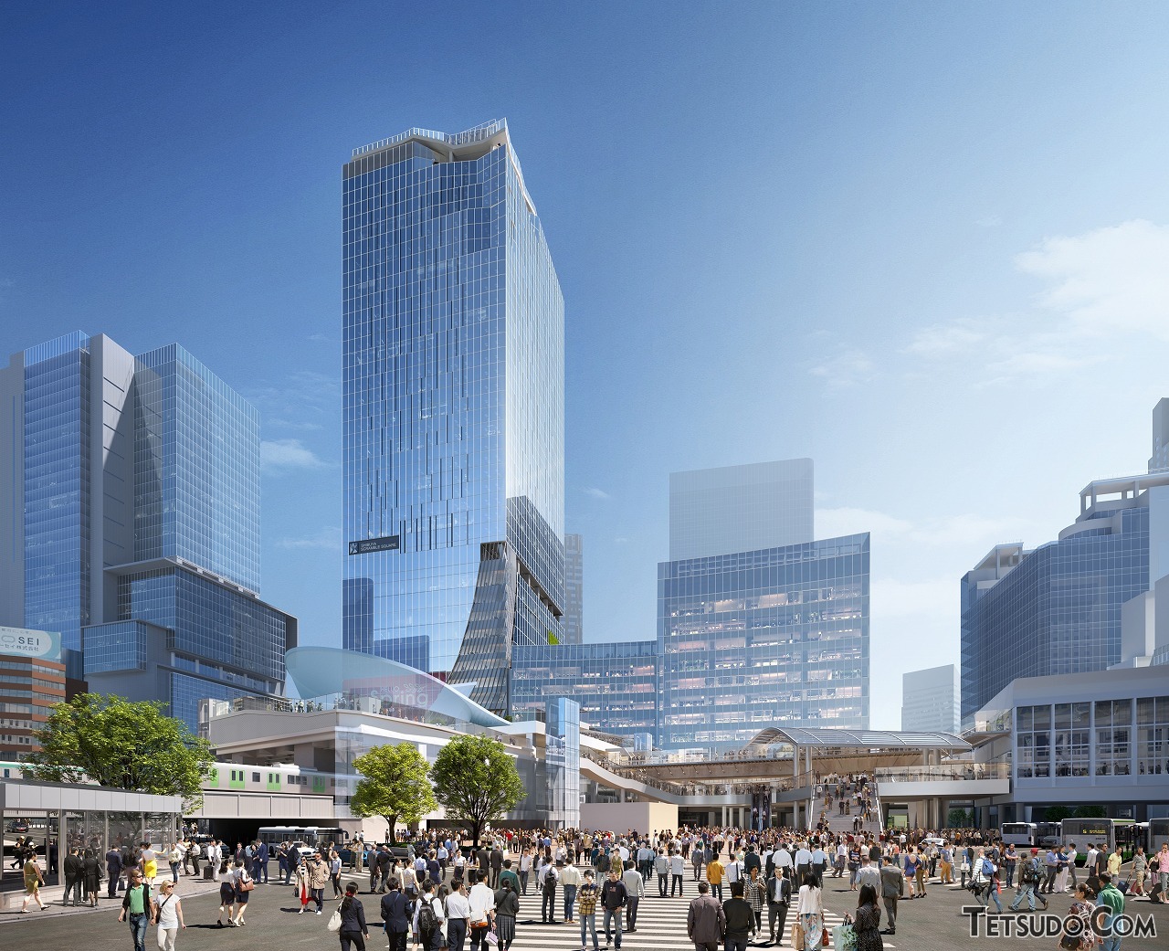 渋谷駅街区計画の完成予想イメージ(画像提供:渋谷区駅街区共同ビル事業者)