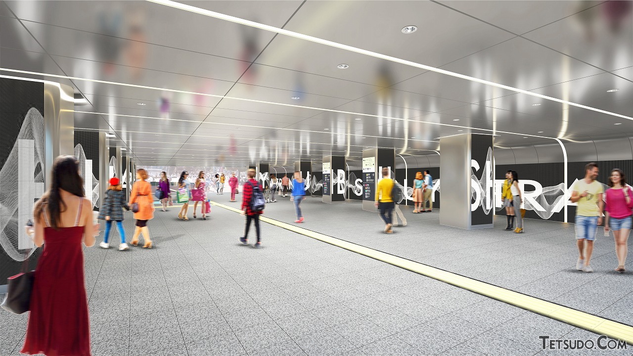 自由通路のイメージ(画像提供:JR東日本)